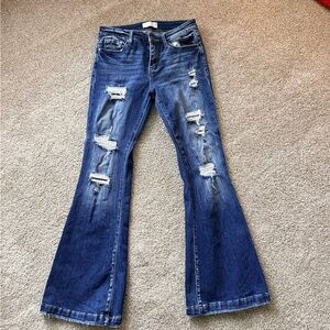 Petra Rodesiler Mid-Rise Stretch Flare Jeans